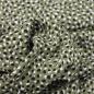 Preview: Viskose Twill „Funky Dots" - khaki